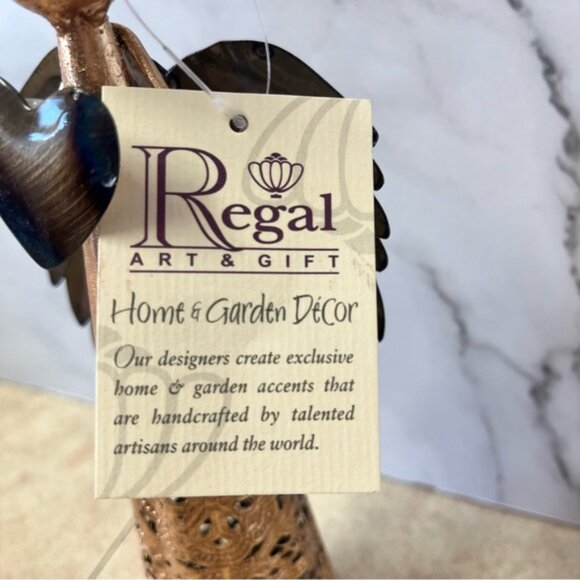 NWT Regal Copper Color Metallic Angel Christmas Tree Topper or Decor - Picture 8 of 10
